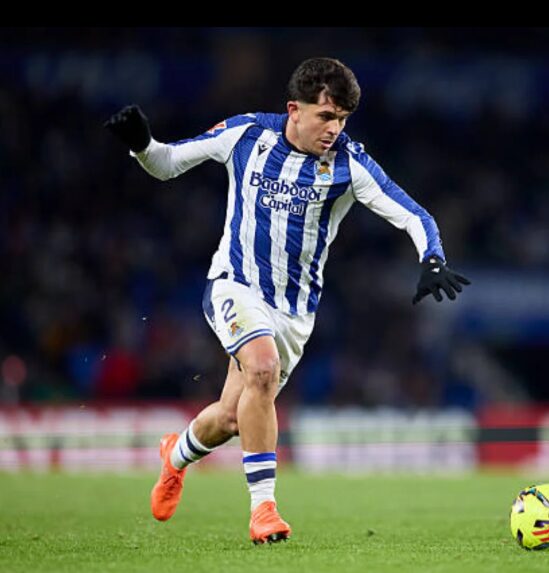 Aramburu con la Real Sociedad