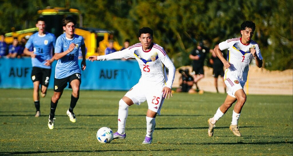 Plantilla Vinotinto Sub-17 gira Uruguay 2026