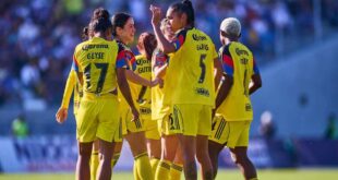 Golazo de Gaby García con el Club América Femenil en el Clásico Joven frente al Cruz Azul