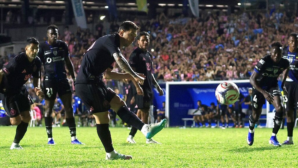 Telasco Segovia suma minutos en amistoso surrealista del Inter Miami ante Independiente del Valle en Puerto Rico